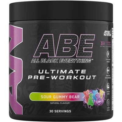 Applied Nutrition ABE Sour Gummy Bear Pre Workout Powder - 375g - Pre workout Powder Applied Nutrition ABE Sour Gummy Bear Pre Workout Powder - 375g - Pre workout Powder