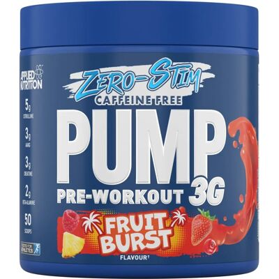 Applied Nutrition Pump 3G Zero Fruit Burst - Pre-Workout Supplement Applied Nutrition Pump 3G Zero Fruit Burst - Pre-Workout Supplement