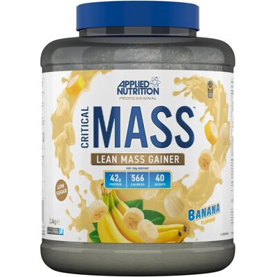 Applied Nutrition Critical Mass - Profesjonalny Banan - 2400g - Suplement do przybierania na wadze Applied Nutrition Critical Mass - Profesjonalny Banan - 2400g - Suplement do przybierania na wadze