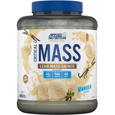 Applied Nutrition Critical Mass - Wanilia - 2400g - Suplement do przybierania na wadze Applied Nutrition Critical Mass - Wanilia - 2400g - Suplement do przybierania na wadze