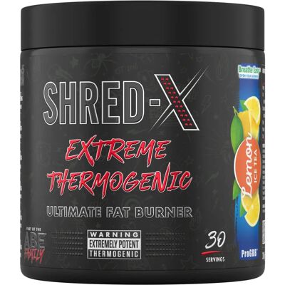 Applied Nutrition Shred-X Poudre - Thé Glacé Citron - Complément pour la perte de graisse - Publicité Applied Nutrition Shred-X Poudre - Thé Glacé Citron - Complément pour la perte de graisse - Publicité