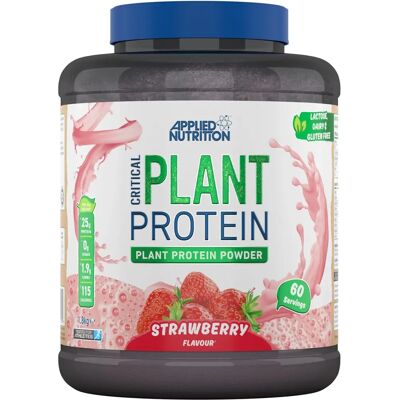 Applied Nutrition Protéine Végétale Critique Fraise - 1.8kg - Publicité Applied Nutrition Protéine Végétale Critique Fraise - 1.8kg - Publicité