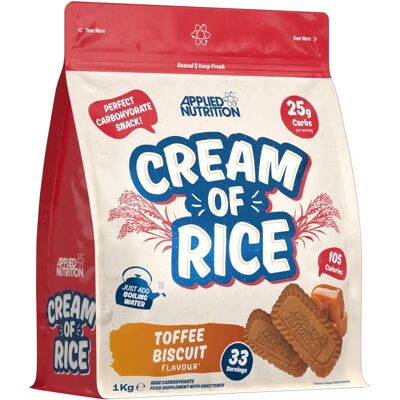 Applied Nutrition Reisbrei - Toffee Biscuit 1kg - Frühstück & Snack Applied Nutrition Reisbrei - Toffee Biscuit 1kg - Frühstück & Snack