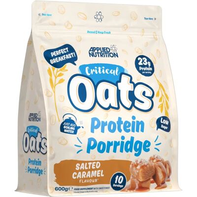 Applied Nutrition Critical Oats Salted Caramel - Protein Oatmeal 600g Applied Nutrition Critical Oats Salted Caramel - Protein Oatmeal 600g