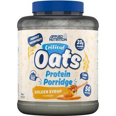 Applied Nutrition Critical Oats Protein Porridge - Golden Syrup - 3000g Applied Nutrition Critical Oats Protein Porridge - Golden Syrup - 3000g