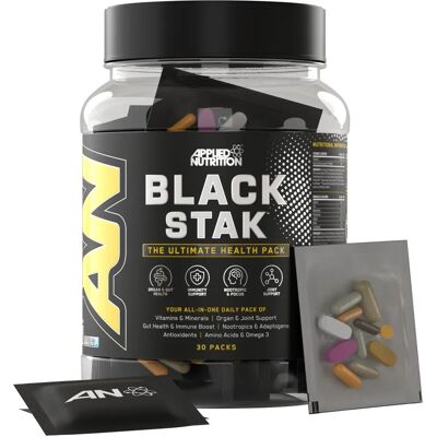 Applied Nutrition Black Stak - Ultimate Health Pack - 30 Sachets Applied Nutrition Black Stak - Ultimate Health Pack - 30 Sachets