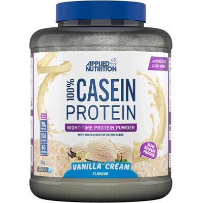 Applied Nutrition Protéine de Caséine 100%, Vanille - 1800g - Publicité Applied Nutrition Protéine de Caséine 100%, Vanille - 1800g - Publicité