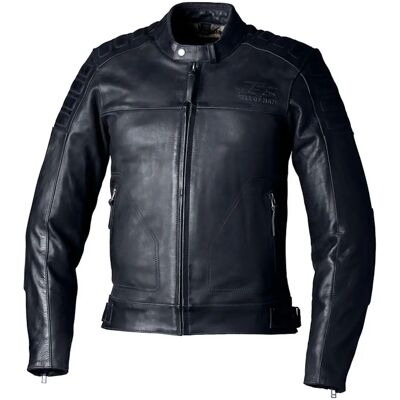 Chaqueta de cuero vintage RST IOM TT - Negro - L Chaqueta de cuero vintage RST IOM TT - Negro - L