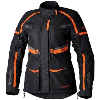 Chaqueta textil de motocicleta RST Maverick Evo - Negro Naranja (XL) Chaqueta textil de motocicleta RST Maverick Evo - Negro Naranja (XL)