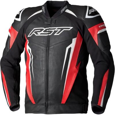Chaqueta de cuero RST Tractech Evo 5 - Negro Rojo - S Chaqueta de cuero RST Tractech Evo 5 - Negro Rojo - S
