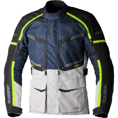 RST Maverick Evo Giallo Neon / Blu Navy XL - Giacca RST Maverick Evo Giallo Neon / Blu Navy XL - Giacca
