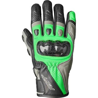 Guanti moto RST Stunt III - Nero Grigio Verde fluo Guanti moto RST Stunt III - Nero Grigio Verde fluo
