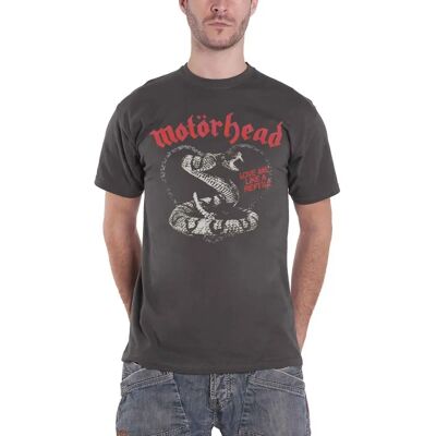 Motorhead Love Me Like A Reptile T-shirt - Unisex Grå Motorhead Love Me Like A Reptile T-shirt - Unisex Grå