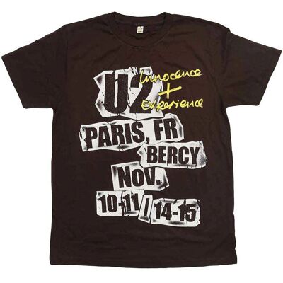 U2 Model Medium Brown T-Shirt - T-Shirt U2 Model Medium Brown T-Shirt - T-Shirt