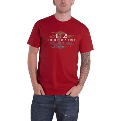 U2 Joshua Tree 2017 T-shirt - Röd - T-shirt U2 Joshua Tree 2017 T-shirt - Röd - T-shirt