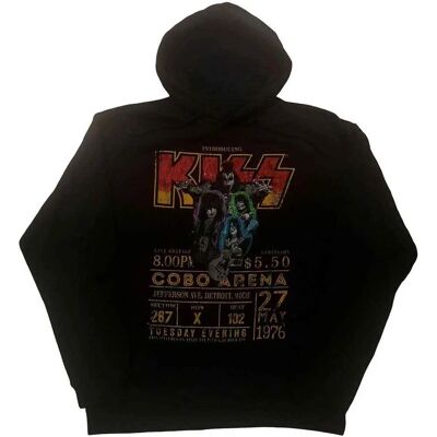 KISS Cobra Arena '76 Hoodie - Huvtröja KISS Cobra Arena '76 Hoodie - Huvtröja