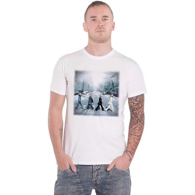 The Beatles Abbey Christmas Vit X-large - T-shirt The Beatles Abbey Christmas Vit X-large - T-shirt