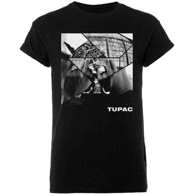 HeyRusty Tupac - Svart unisex T-shirt - Broken Up HeyRusty Tupac - Svart unisex T-shirt - Broken Up