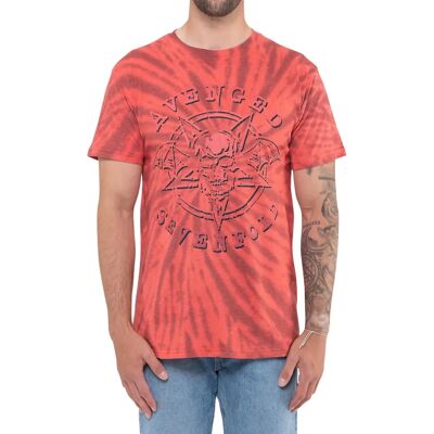 HeyRusty Avenged Sevenfold - Dip Dye Rood T-shirt - T-shirt HeyRusty Avenged Sevenfold - Dip Dye Rood T-shirt - T-shirt