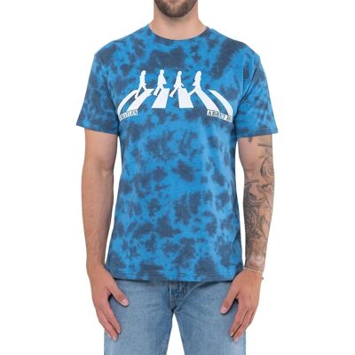 The Beatles Abbey Road Crossing Dip Dye T-shirt - Unisex The Beatles Abbey Road Crossing Dip Dye T-shirt - Unisex