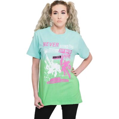 The Sex Pistols NMTB Japan Green Dip-Dye T-Shirt - T-shirt The Sex Pistols NMTB Japan Green Dip-Dye T-Shirt - T-shirt