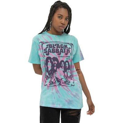 Black Sabbath Official Band T-shirt World Tour 78 Green Large Black Sabbath Official Band T-shirt World Tour 78 Green Large
