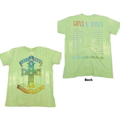 Guns N' Roses Use Your Illusion Tour Dip Dye Wash T-Shirt - Unisex Guns N' Roses Use Your Illusion Tour Dip Dye Wash T-Shirt - Unisex