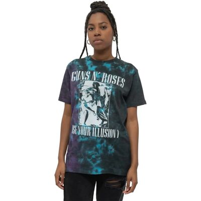 Guns N' Roses Blue Monochrome T-Shirt - Unisex, Short Sleeve Guns N' Roses Blue Monochrome T-Shirt - Unisex, Short Sleeve