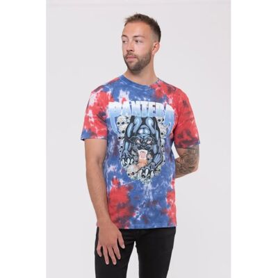 Pantera Blue Dye Wash Unisex T-Shirt - T-Shirt Pantera Blue Dye Wash Unisex T-Shirt - T-Shirt