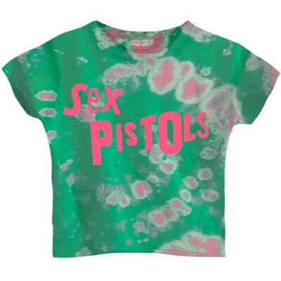 The Sex Pistols Green Logo Crop Top - Crop Top The Sex Pistols Green Logo Crop Top - Crop Top