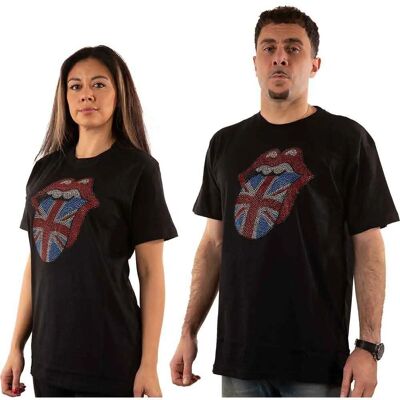 Diamant Union Jack T-shirt The Rolling Stones - Klassisk UK - T-shirt Diamant Union Jack T-shirt The Rolling Stones - Klassisk UK - T-shirt