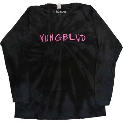 Unisex långärmad T-shirt Yungblud - Scratch-logga - Svart - 5XL Unisex långärmad T-shirt Yungblud - Scratch-logga - Svart - 5XL