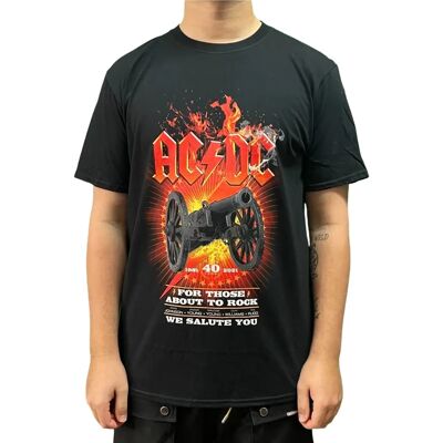 HeyRusty AC/DC Model Ftatr 40th Flaming - T-shirt HeyRusty AC/DC Model Ftatr 40th Flaming - T-shirt