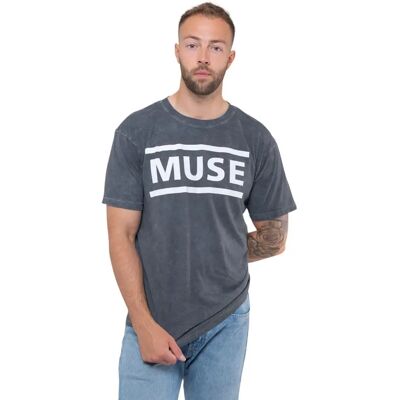 Muse XXL Black Logo Dip-Dye T-Shirt - Unisex Muse XXL Black Logo Dip-Dye T-Shirt - Unisex