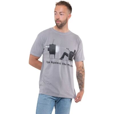 Rage Against the Machine - Wont Do Dip-Dye Grå - T-shirt Rage Against the Machine - Wont Do Dip-Dye Grå - T-shirt