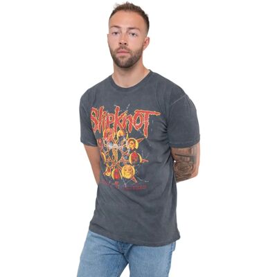 Svart Slipknot Liberate T-shirt - Unisex, Hög kvalitet, Runt hals Svart Slipknot Liberate T-shirt - Unisex, Hög kvalitet, Runt hals
