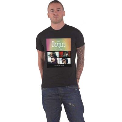 The Beatles Black XL Album Faces T-Shirt - T-Shirt The Beatles Black XL Album Faces T-Shirt - T-Shirt