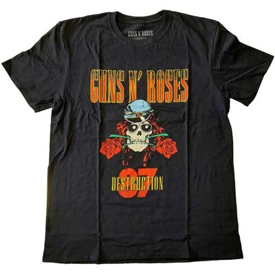 Guns N' Roses UK Tour '87 T-Shirt - Unisex, Svart, XL Guns N' Roses UK Tour '87 T-Shirt - Unisex, Svart, XL