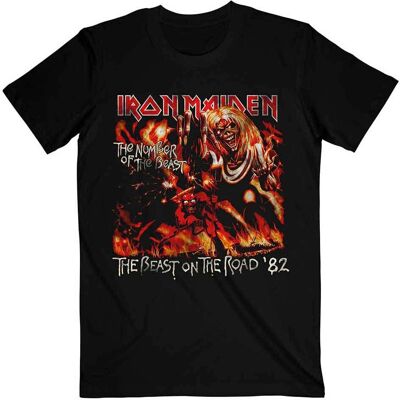 Iron Maiden Number of the Beast Vintage T-shirt - Musik Merch Iron Maiden Number of the Beast Vintage T-shirt - Musik Merch