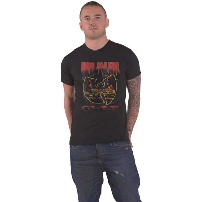 Wu-Tang Clan Lightning Infill W Svart XXL T-shirt Wu-Tang Clan Lightning Infill W Svart XXL T-shirt