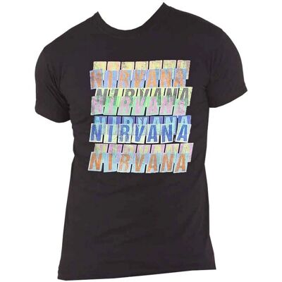 Nirvana Unisex Svart X-large T-shirt - T-shirt Nirvana Unisex Svart X-large T-shirt - T-shirt