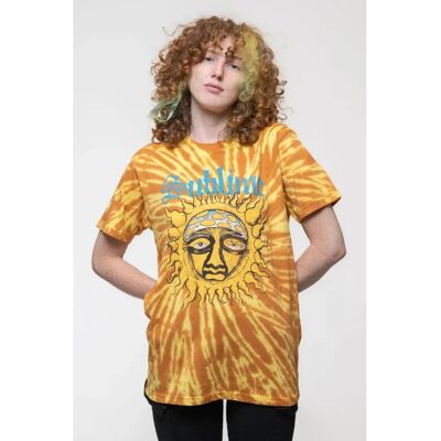 Sublime Sun Face Tie Dye T-Shirt - Unisex Casual Sublime Sun Face Tie Dye T-Shirt - Unisex Casual