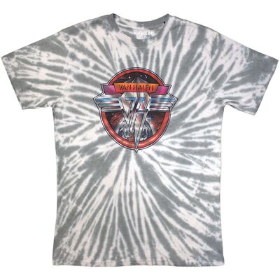 Van Halen X-large Grå Chrome Logo Dip Dye T-shirt Van Halen X-large Grå Chrome Logo Dip Dye T-shirt