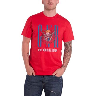 HeyRusty Guns N' Roses - Bandana Skull T-shirt - Hyllning till rockband HeyRusty Guns N' Roses - Bandana Skull T-shirt - Hyllning till rockband