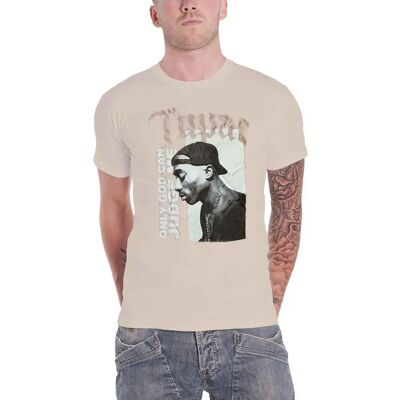 Tupac Endast Gud Kan Döma Mig T-Shirt - T-Shirt Tupac Endast Gud Kan Döma Mig T-Shirt - T-Shirt