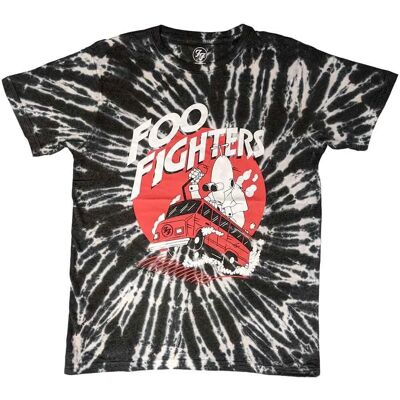 Foo Fighters Black T-Shirt - Speeding Bus - Official Band Merchandise Foo Fighters Black T-Shirt - Speeding Bus - Official Band Merchandise