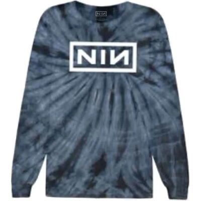 HeyRusty Nine Inch Nails T-shirt unisexe à manches longues bleu - T-shirt - Publicité HeyRusty Nine Inch Nails T-shirt unisexe à manches longues bleu - T-shirt - Publicité