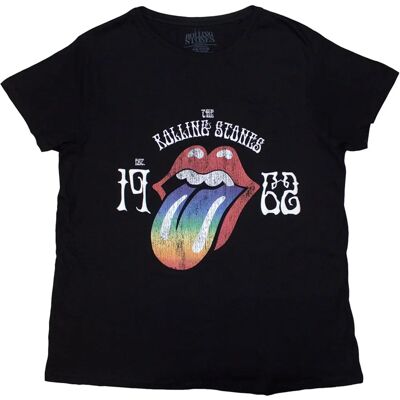 Rolling Stones Dam T-shirt - Sixty Rainbow Tongue '62 - T-shirt Rolling Stones Dam T-shirt - Sixty Rainbow Tongue '62 - T-shirt