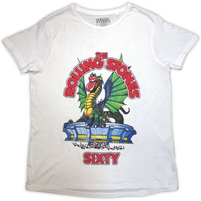 Dam T-shirt Rolling Stones Sixty Stadium Drage - T-Shirt Dam T-shirt Rolling Stones Sixty Stadium Drage - T-Shirt