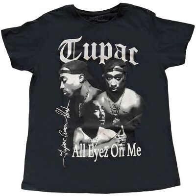 Tupac All Eyez On Me Boyfriend Fit T-Shirt - T-Shirt Tupac All Eyez On Me Boyfriend Fit T-Shirt - T-Shirt